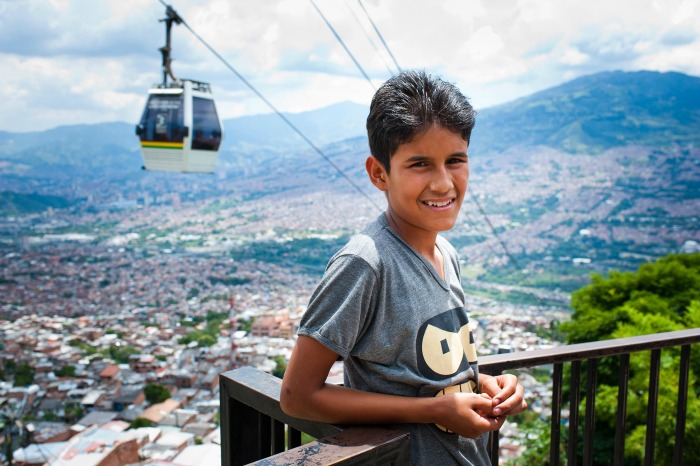 Boy in Medellín