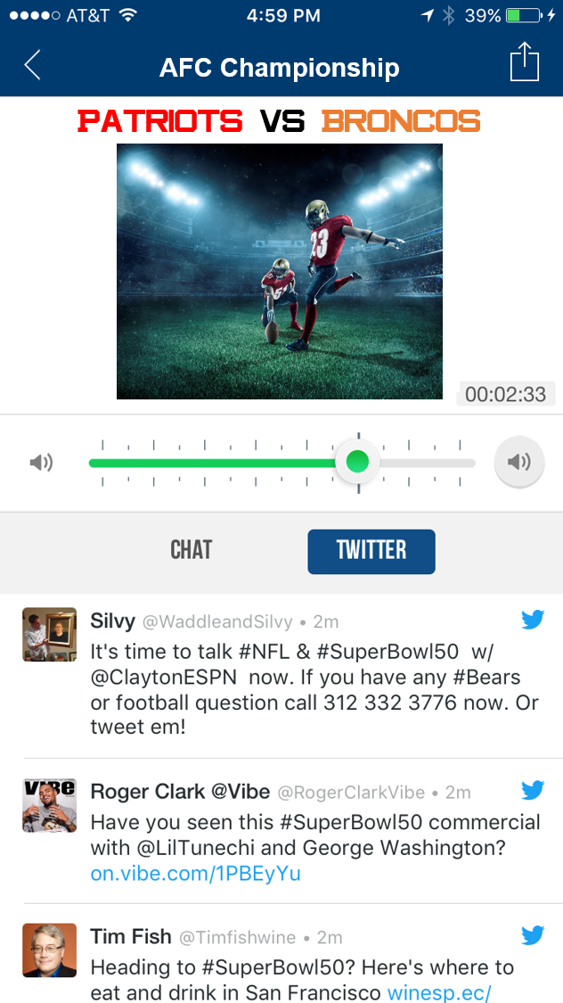 3) App Store - Twitter