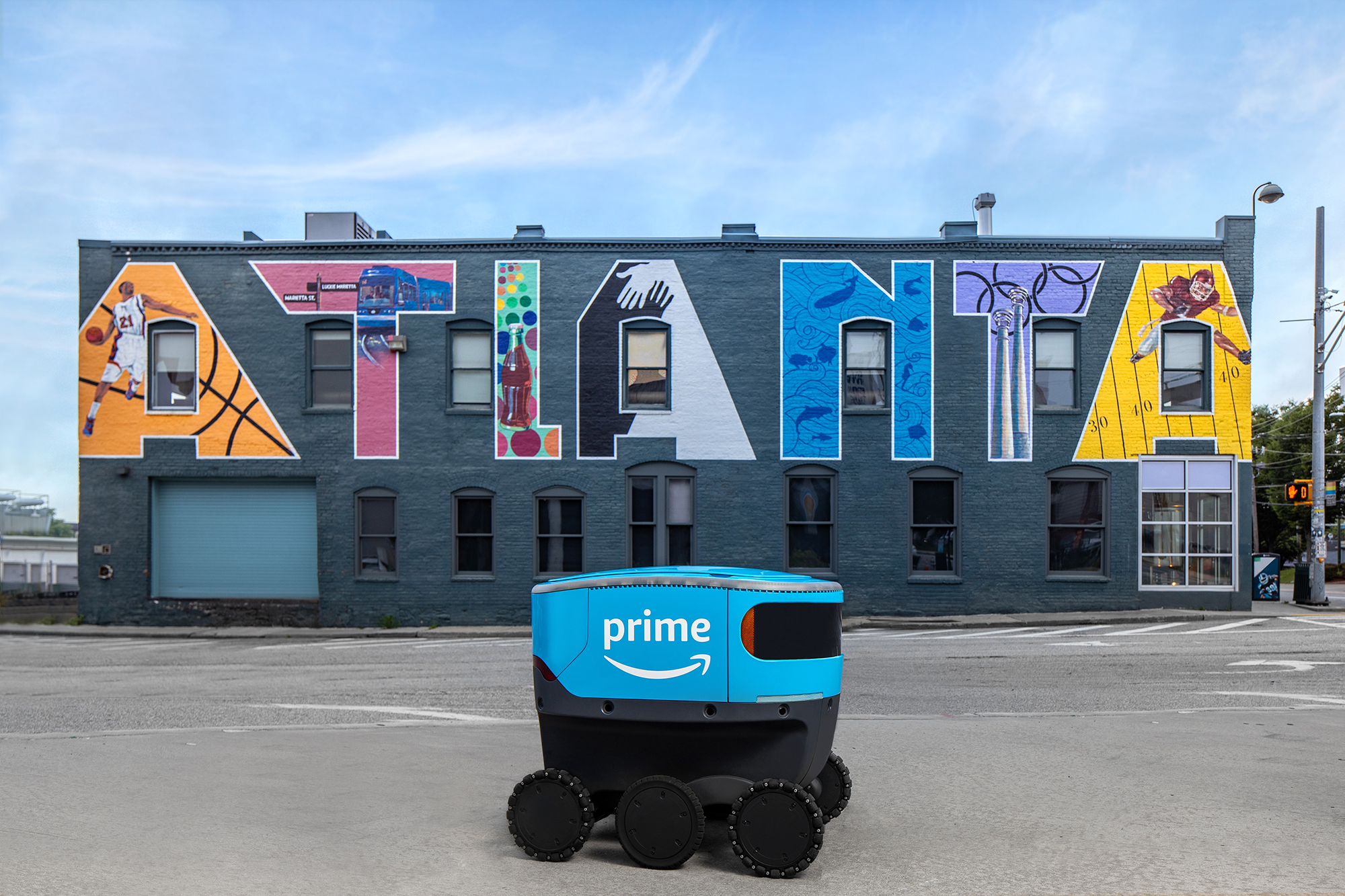 Amazon Scout Atlanta mural