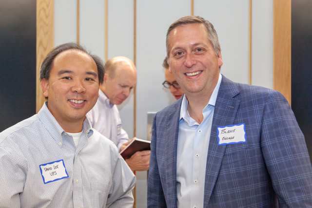 Blake Patton of Tech Square Ventures and David Lee of UPS