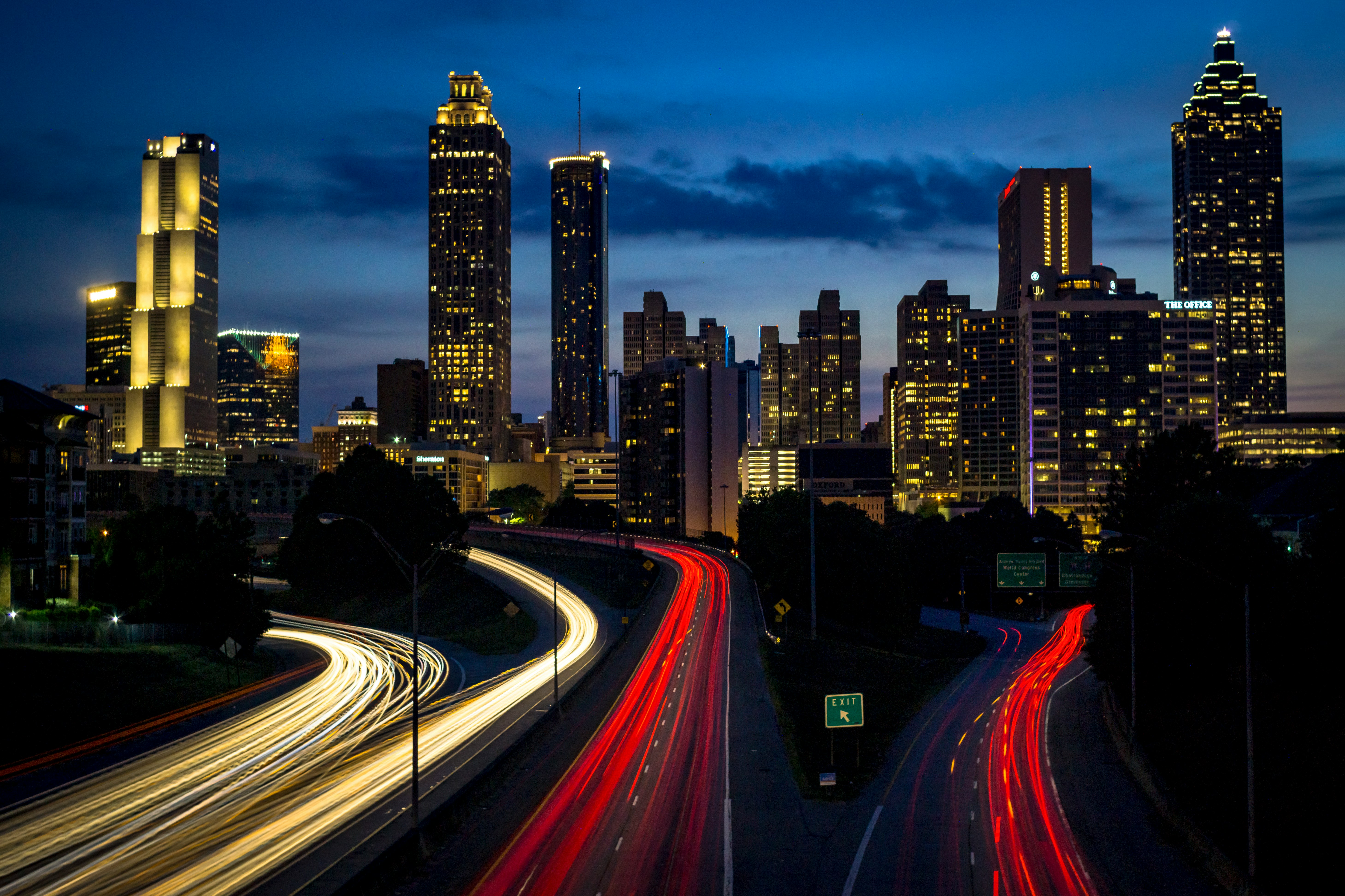 photo of Atlanta's skyline, where Brightlane Labs is launching