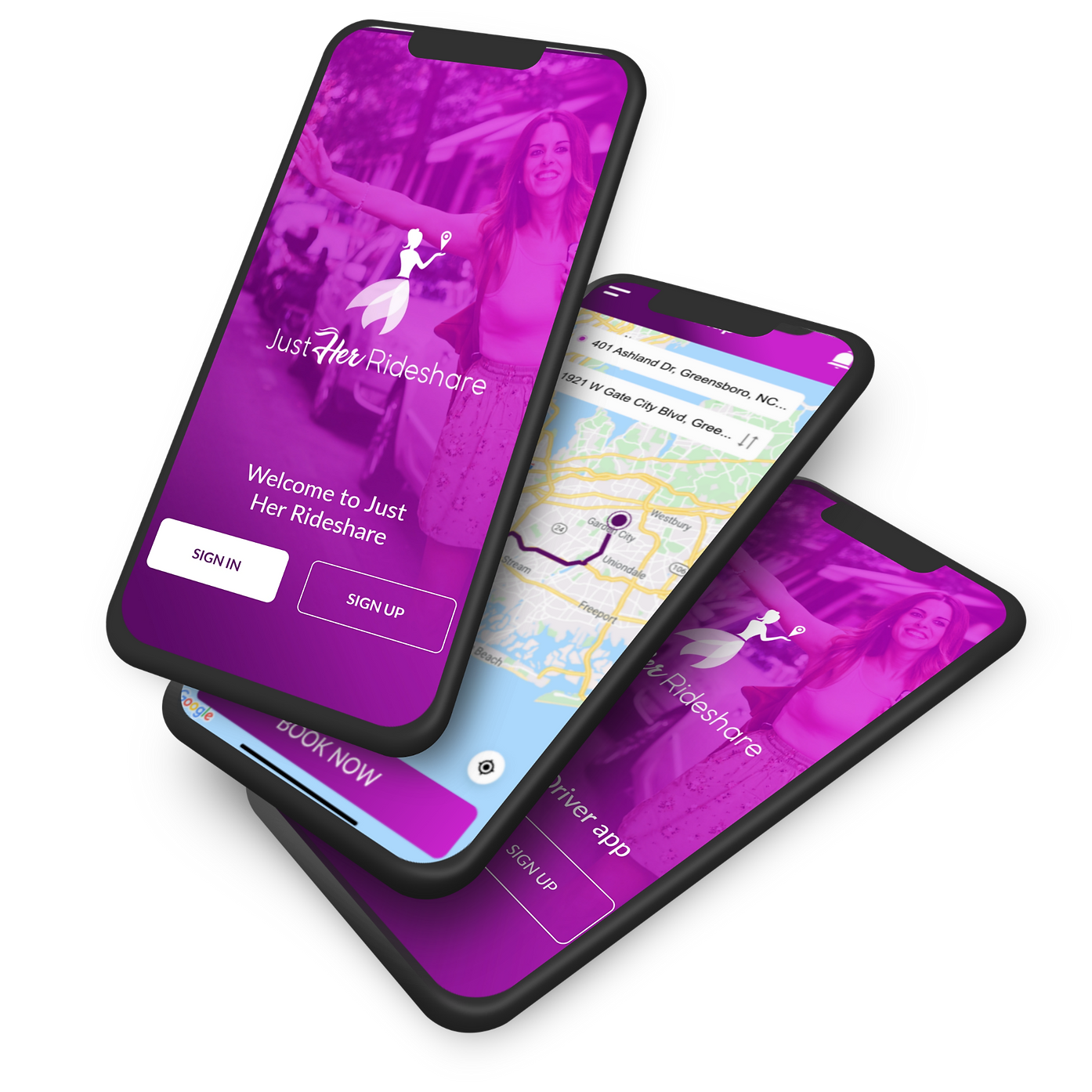 just her rideshare logo