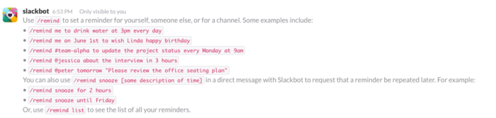 reminder-slack