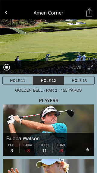 The Masters App Screenshot 2