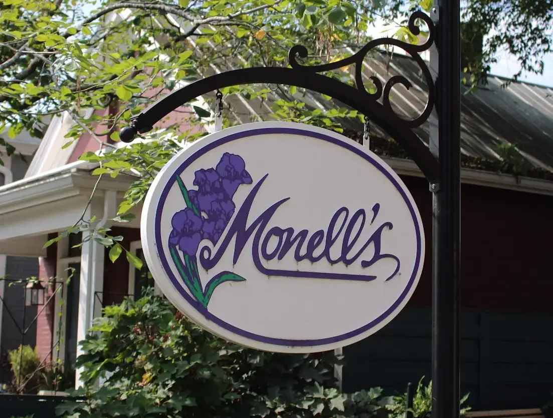 Monell's restaurant sign in Nashville, Tennessee