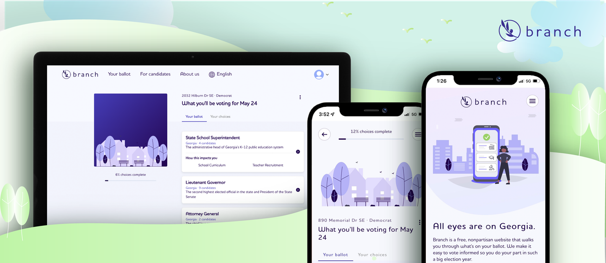 Your Ballot, Explained, Thanks To Atlanta-based Tech Platform Branch Politics