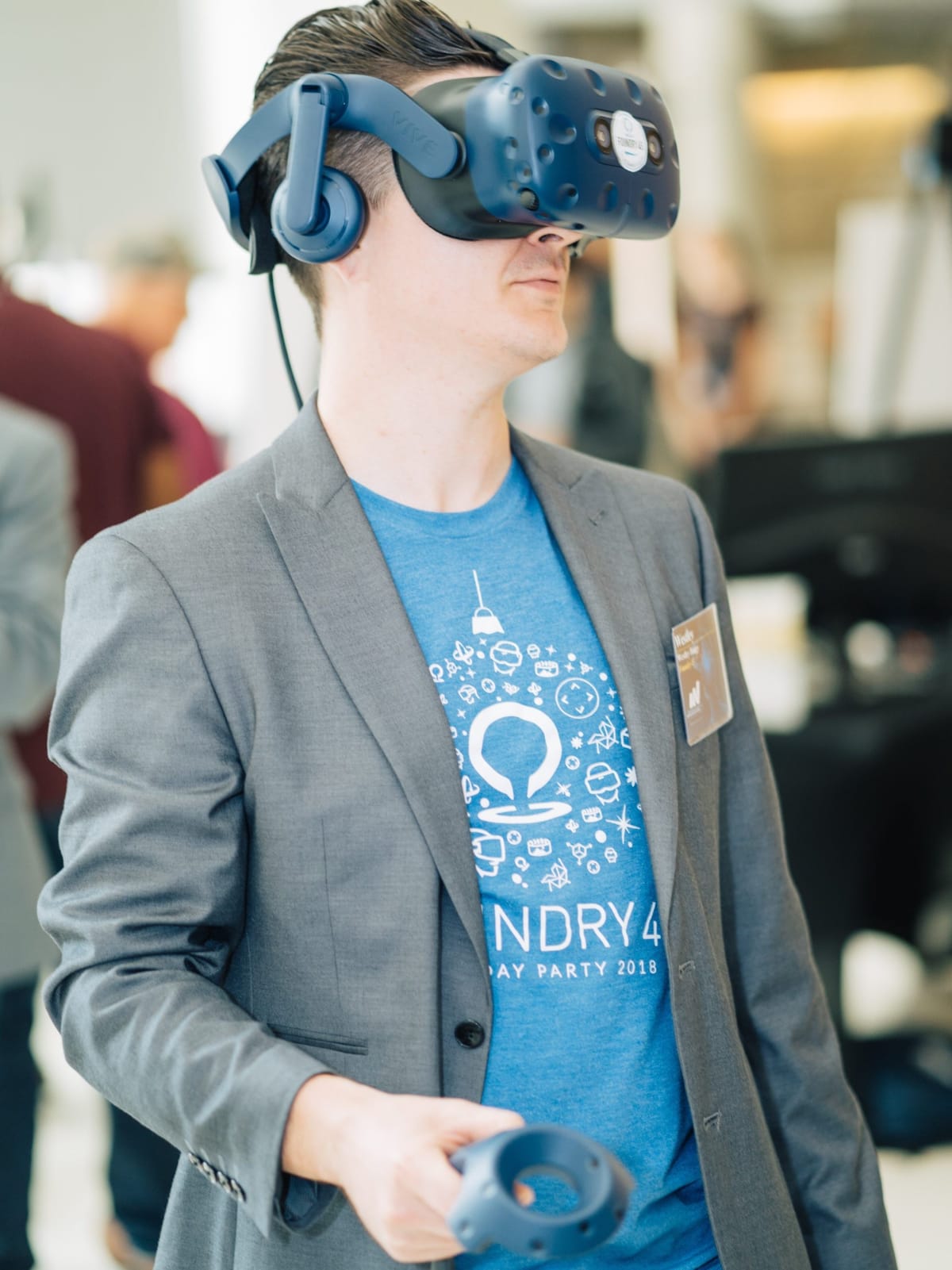 VIDEO: As Offices Change, Virtual Reality Startup Foundry 45 Is Finding New Ways To Keep Team Members Connected