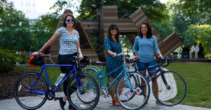 Atlanta Cycling Festival Kicks Off the City's First Women In Tech Bike Ride