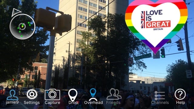 UK Startup Skignz Creates AR Signposts Over The ATL Skyline