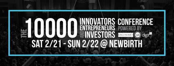 Be one of the 10,000 Innovators, Entrepreneurs & Investors