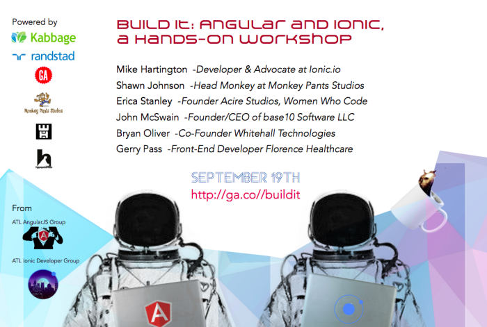 Build It Angular & Ionic | A Hands-On Workshop